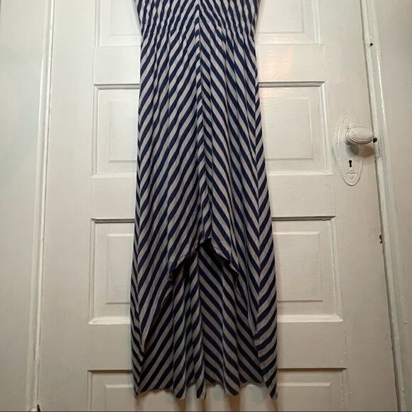 Umgee Hi Lo Striped Maxi Dress - Picture 3 of 7